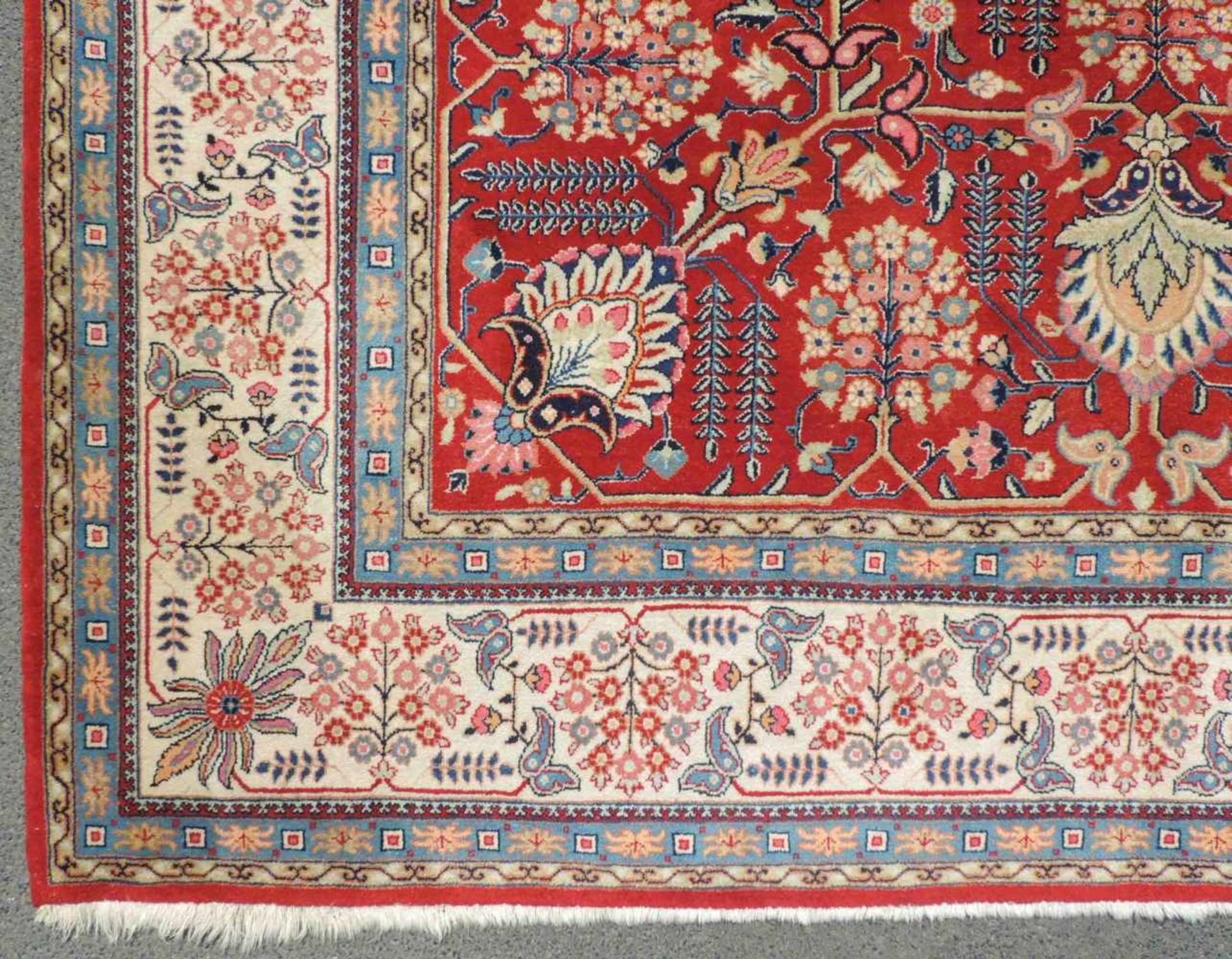 Saruk Perserteppich. Iran. 325 cm x 220 cm. Orientteppich. handgeknüpft. Wolle auf Baumwolle. - Bild 2 aus 9