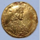 Dukat Gold (986). Bamberg 1750. Johann Phillip Anton. 3,5 Gramm. Durchmesser circa 22,3