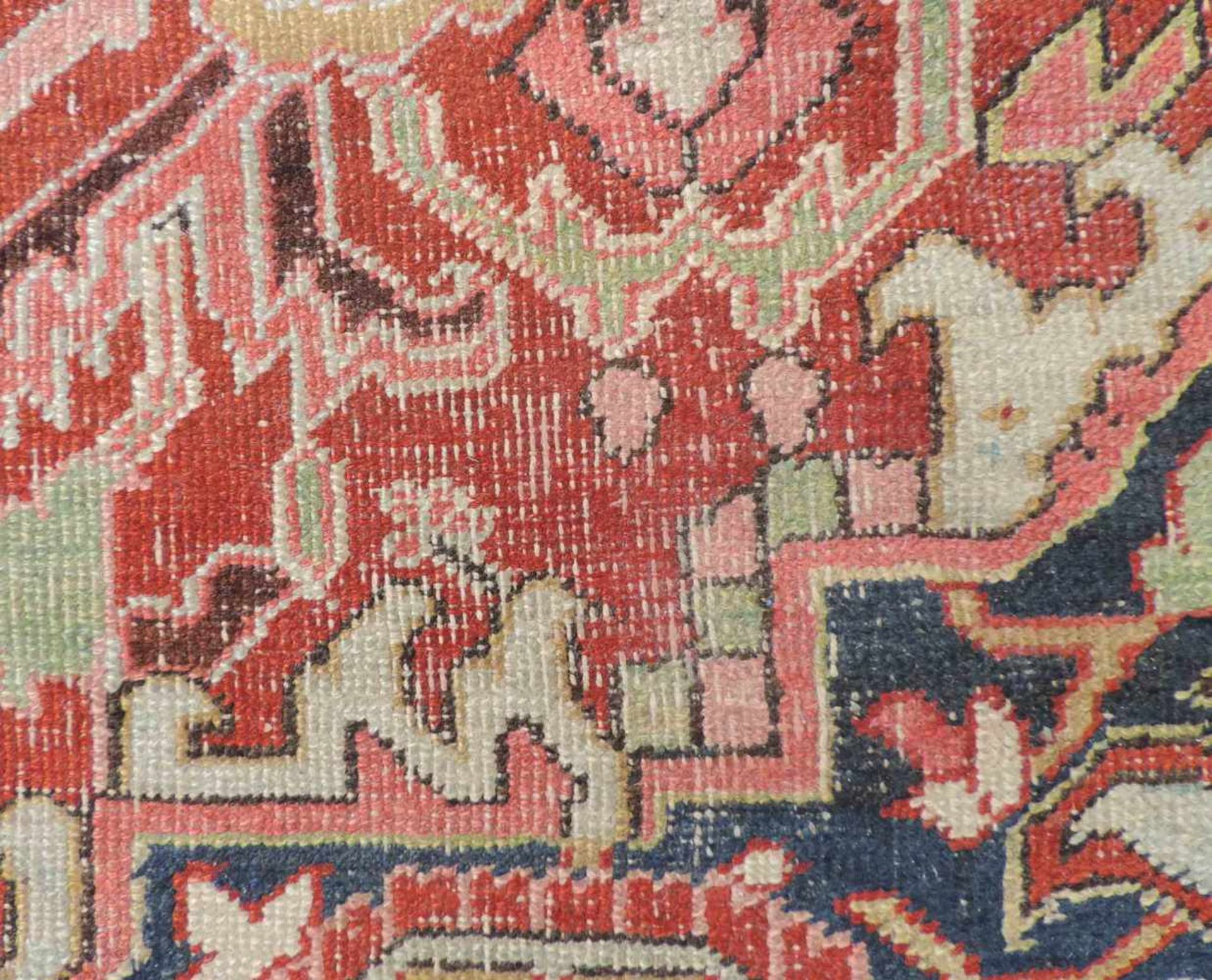 Heris "Serapi" Perserteppich. Iran. Antik, um 1900. 410 cm x 295 cm. Handgeknüpft. Wolle auf - Bild 7 aus 8
