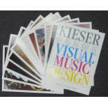 Günther KIESER (1930 -)."Visual Music Design" Edition 1991. 232/1000. 15 Drucke. 65,5 cm x 48,6