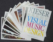 Günther KIESER (1930 -)."Visual Music Design" Edition 1991. 232/1000. 15 Drucke. 65,5 cm x 48,6