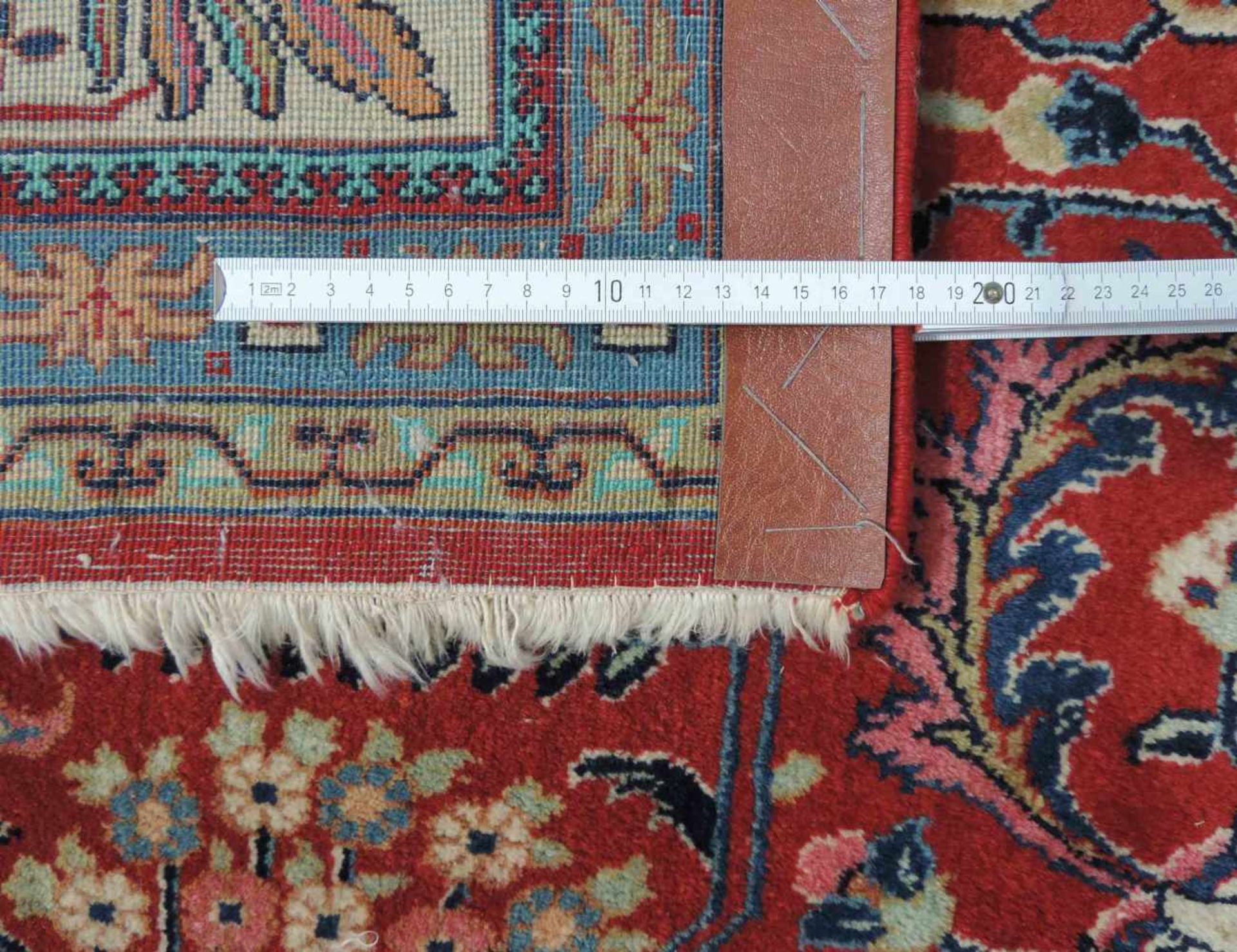 Saruk Perserteppich. Iran. 325 cm x 220 cm. Orientteppich. handgeknüpft. Wolle auf Baumwolle. - Bild 9 aus 9