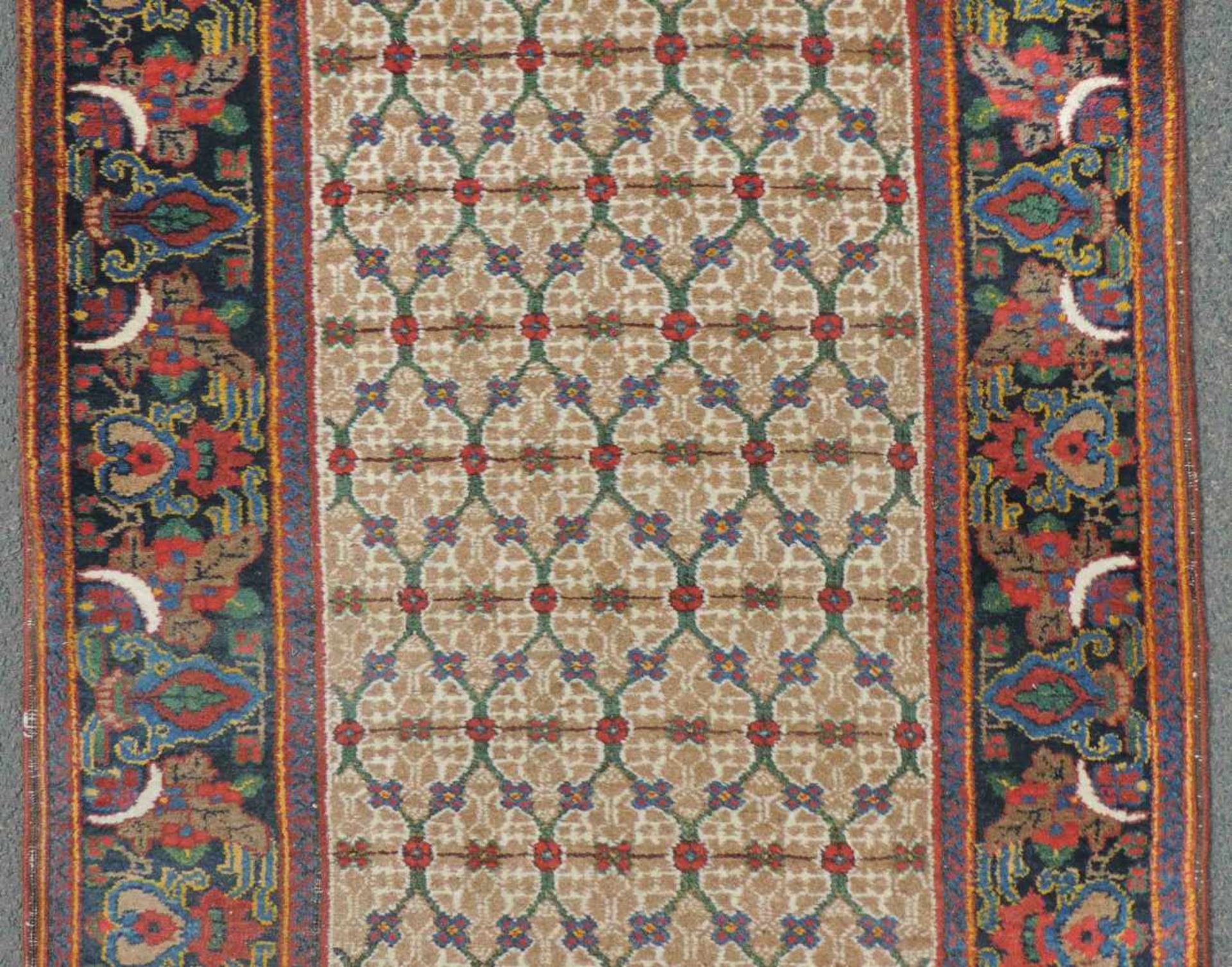 Koljai Perserteppich. Iran. Galerie. 528 cm x 103 cm. Orientteppich. Handgeknüpft. Wolle auf - Bild 3 aus 7