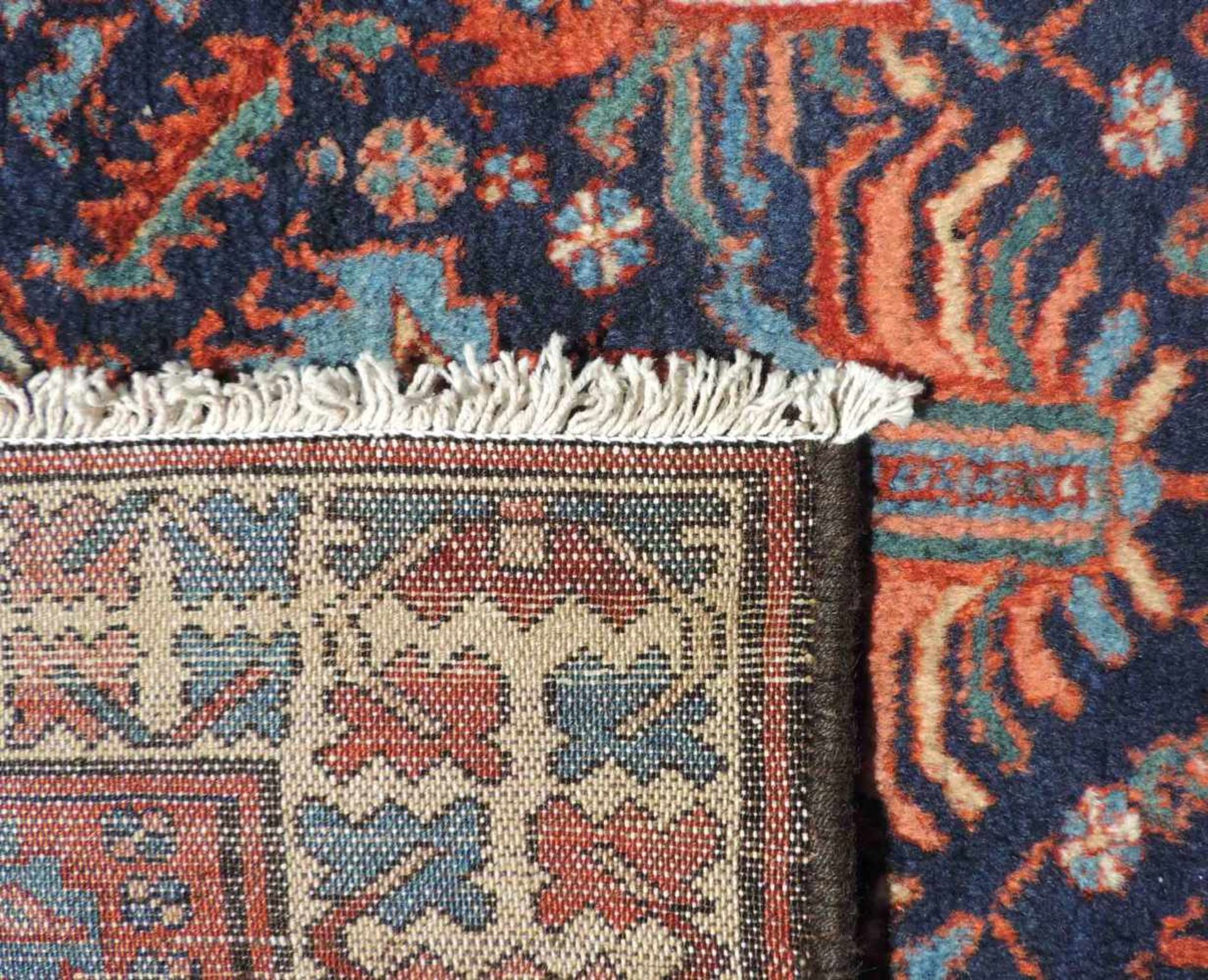Bachtiar Perserteppich. Iran, alt um 1930. 186 cm x 130 cm. Orientteppich. Handgeknüpft. Wolle auf - Bild 6 aus 6