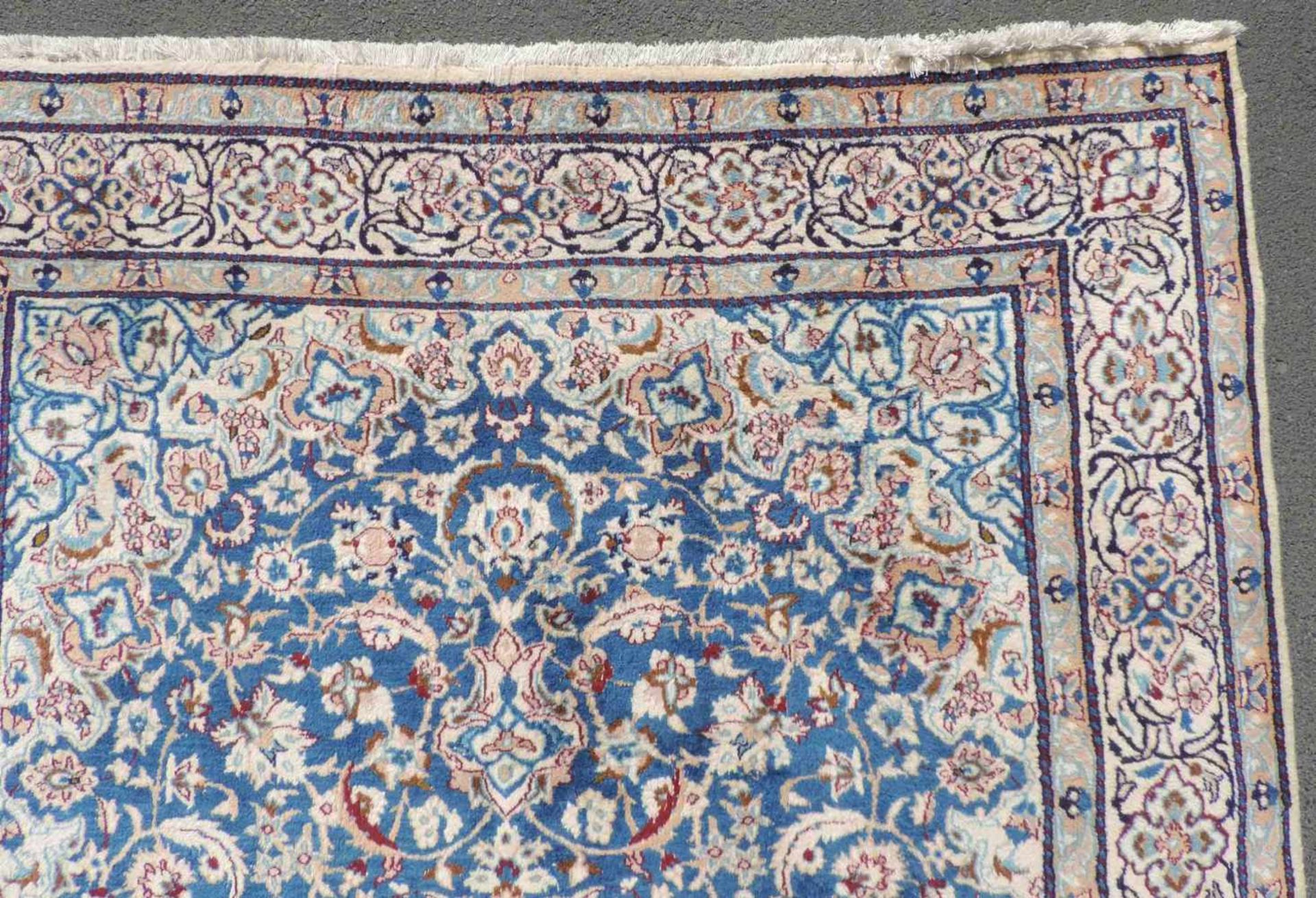 Nain, Perserteppich, Iran. Feine Knüpfung. 304 cm x 207 cm. Orientteppich. Handgeknüpft. Wolle auf - Bild 7 aus 9