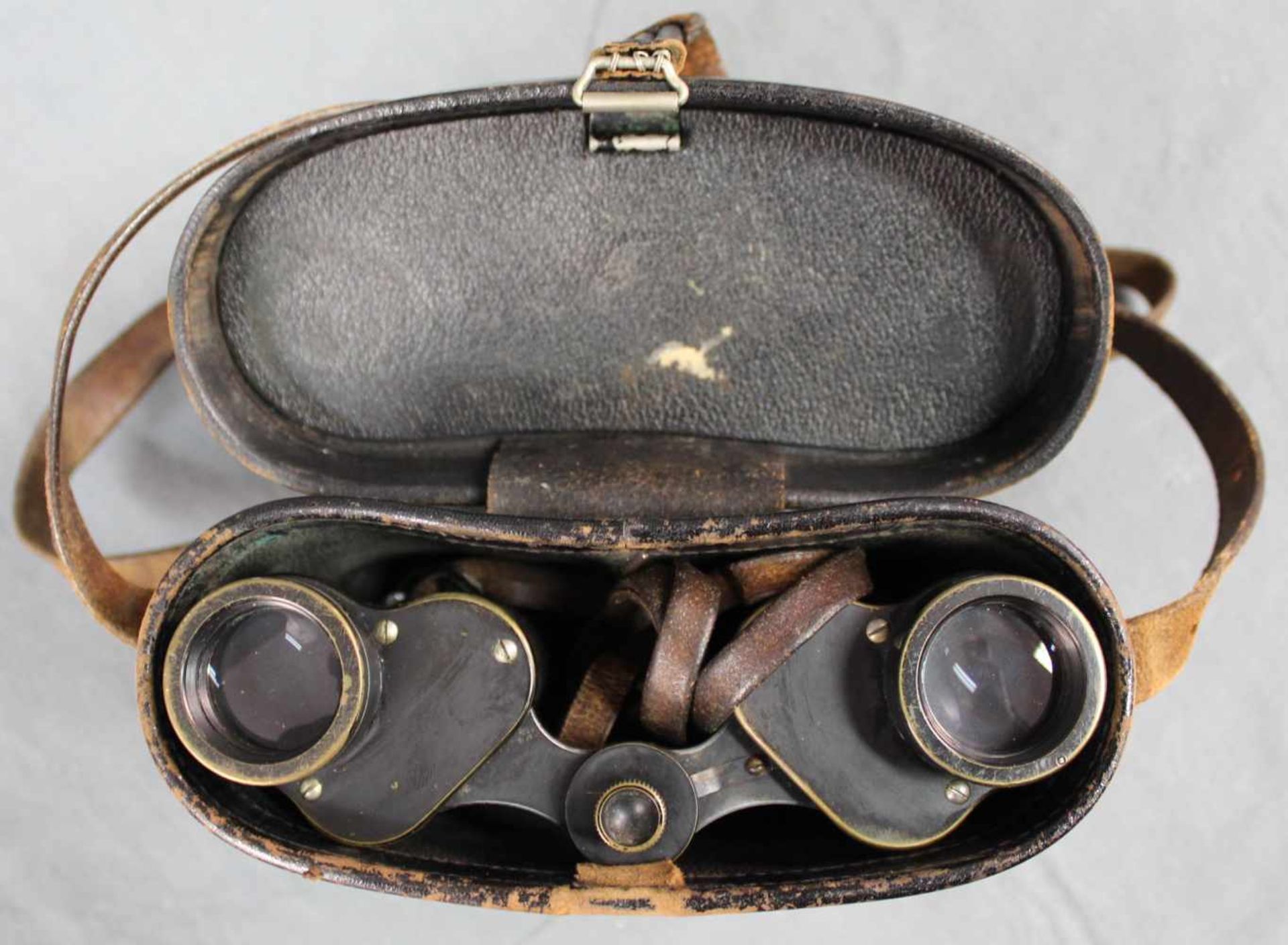 Carl Zeiss Fernglas, Jena, TELACT 178057, 8 x. Orginal Tasche. Carl Zeiss binoculars, Jena, TELACT - Bild 11 aus 11