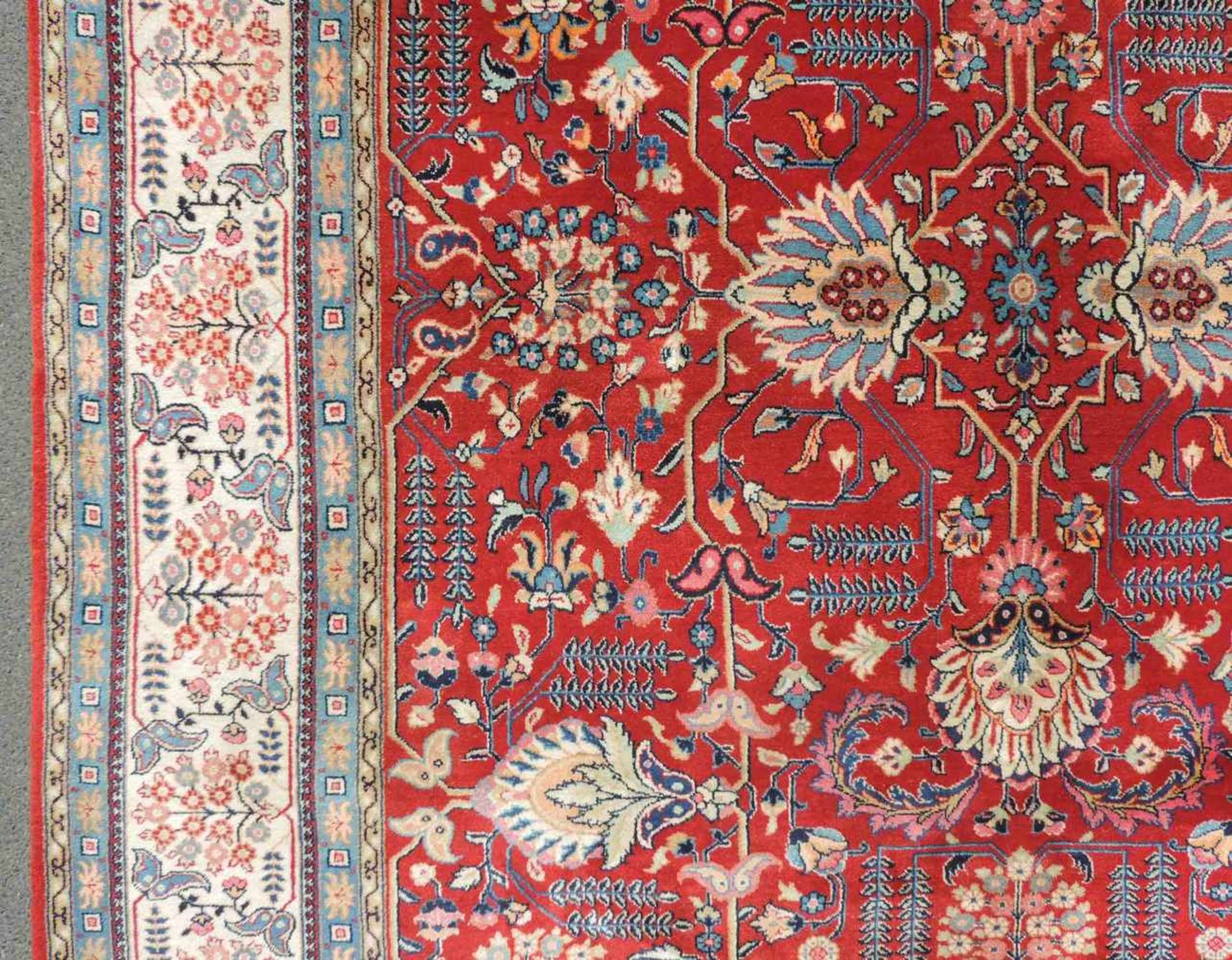 Saruk Perserteppich. Iran. 325 cm x 220 cm. Orientteppich. handgeknüpft. Wolle auf Baumwolle. - Bild 4 aus 9