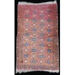 Ersari Stammesteppich. Turkmensitan / Afghanistan. Alt, um 1930. 145 cm x 93 cm. Handgeknüpft. Wolle