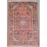 Keschan Perserteppich. Iran. Feine Knüpfung. 215 cm x 133 cm. Orientteppich, handgeknüpft. Wolle auf