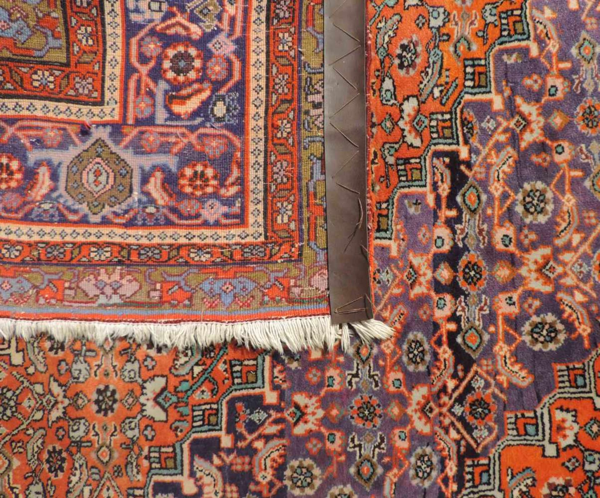 Bidjar Perserteppich. Iran. Feine Knüpfung. 434 cm x 357 cm. Handgeknüpft. Wolle auf Baumwolle. - Image 10 of 10