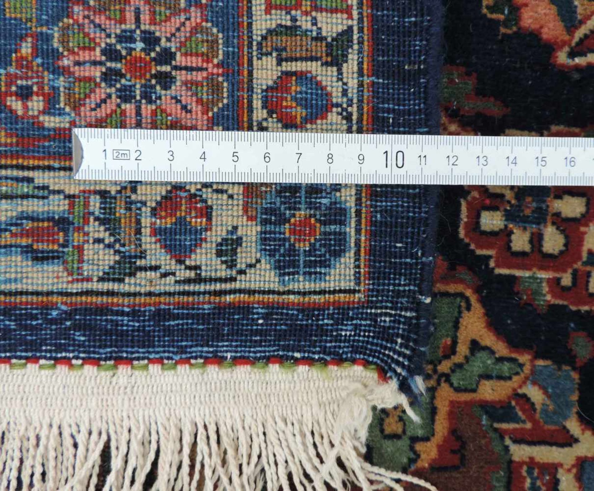 Keschan Perserteppich. Iran. Sehr feine Knüpfung. 426 cm x 314 cm. Orientteppich, handgeknüpft. - Bild 2 aus 10