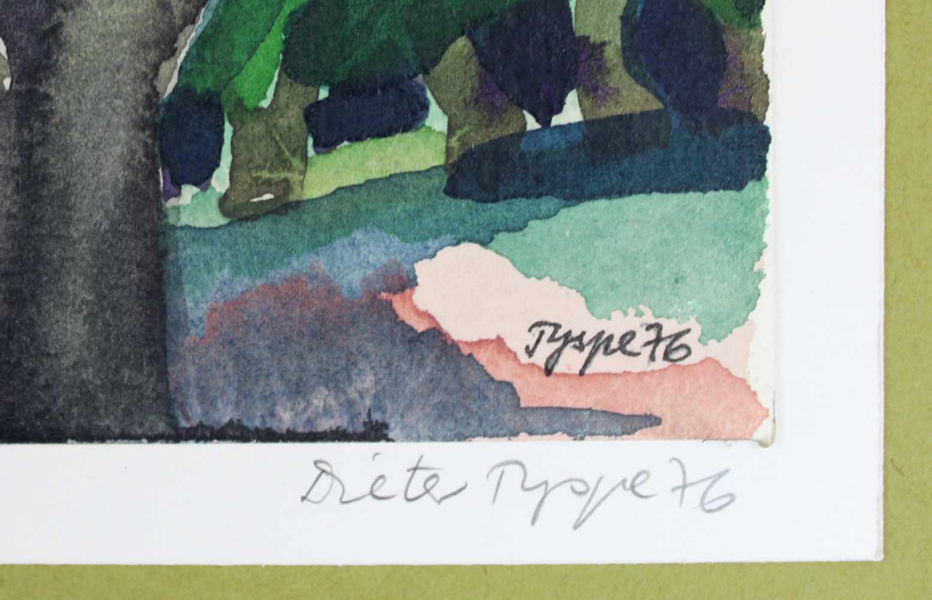 Dieter TYSPE-VOGT (1937 - 1994). 3 Aquarelle "Mallorca" 1976. 17 cm x 24 cm "Cala Ratjada 1". 24 - Image 8 of 18
