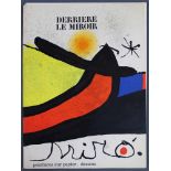 Joan MIRO (1893 - 1983). Mappe DLM No 193/194. Unvollständig? 37 cm x 28 cm. Derrière le Miroir (