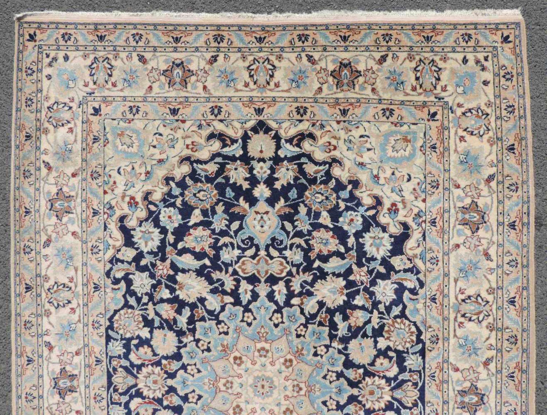 Nain Perserteppich. Iran. Feine Knüpfung. 156 cm x 112 cm. Orientteppich. Handgeknüpft. Korkwolle - Bild 4 aus 6