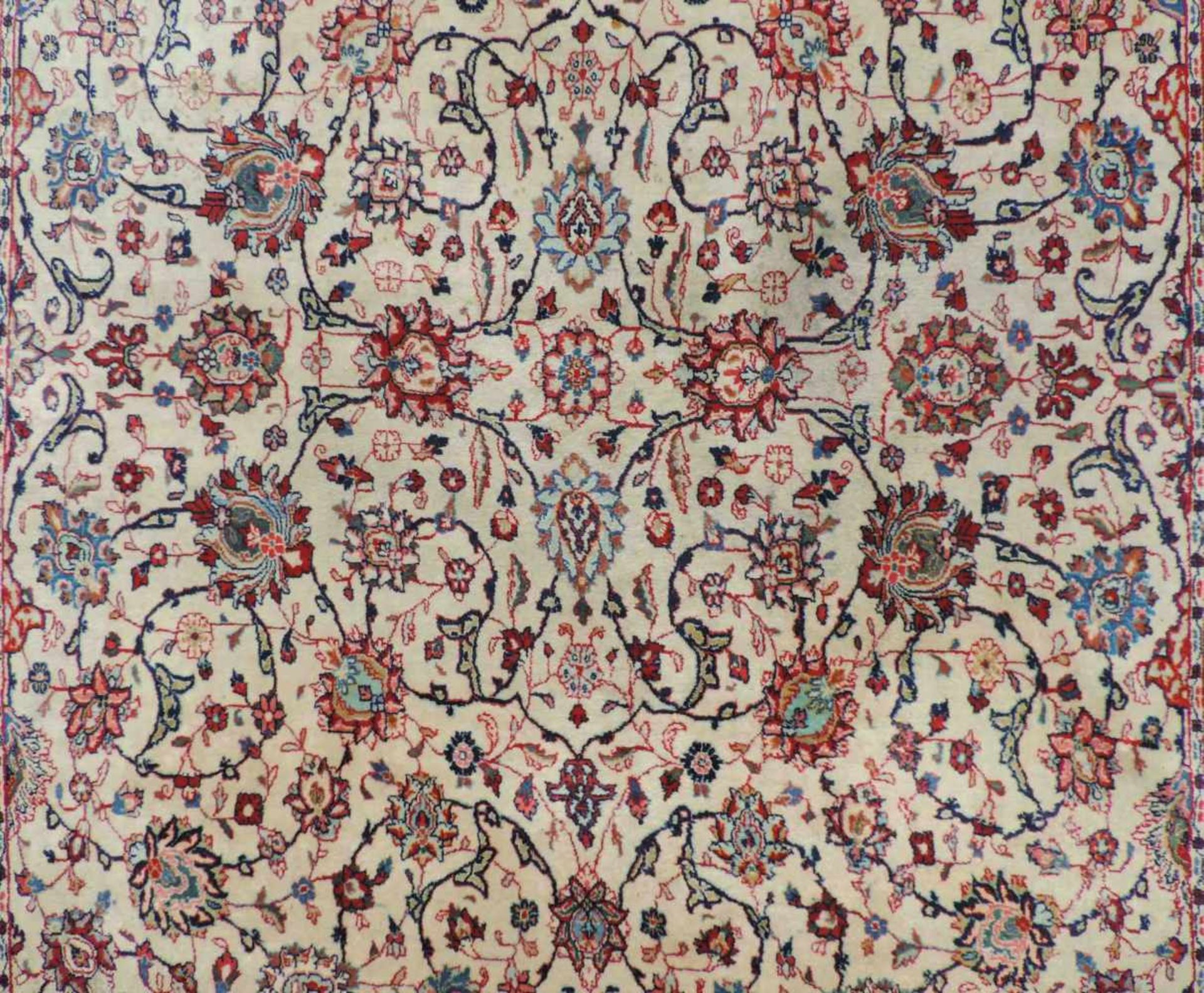 Saruk Perserteppich. Iran. 441 cm x 286 cm. Orientteppich, handgeknüpft. Wolle auf Baumwolle. - Bild 7 aus 11
