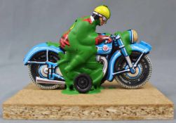 Dieter ROTH (1930 - 1998). Motorradfahrer, Motor Cyclist (1969). 12 cm x 12 cm x 17 cm. Mischtechnik