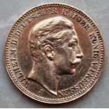 20 Reichsmark, Preußen, Wilhelm II 1910. 20 Reichsmark, Preußen, Wilhelm II 1910.