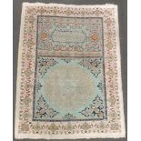 Täbris Perserteppich. Wandteppich für eine Moschee. Iran. Alt, um 1930. 265 cm x 185 cm.