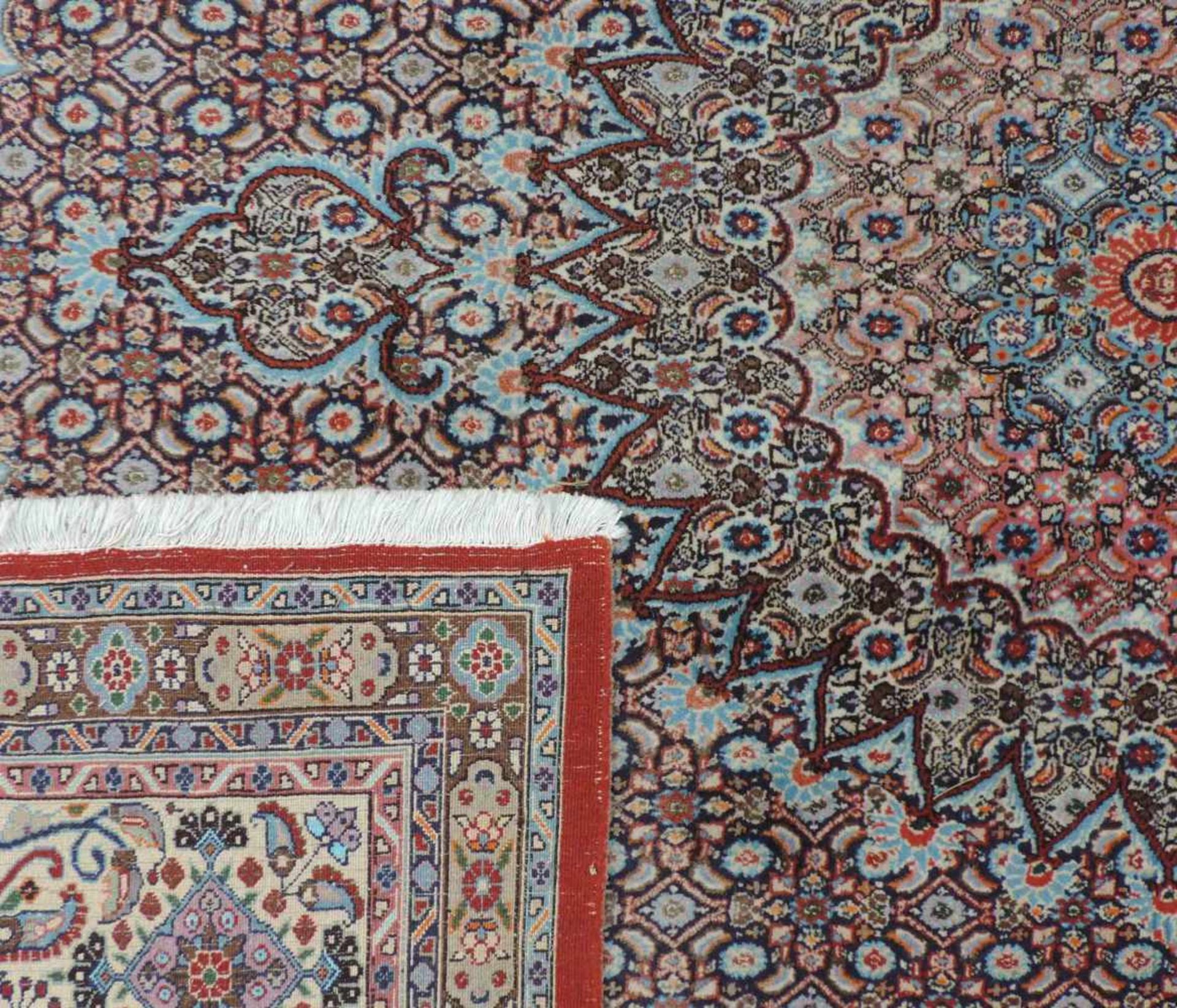 Moud Perserteppich. Iran. Feine Knüpfung. 287 cm x 246 cm. Orientteppich, handgeknüpft. Wolle und - Bild 10 aus 10