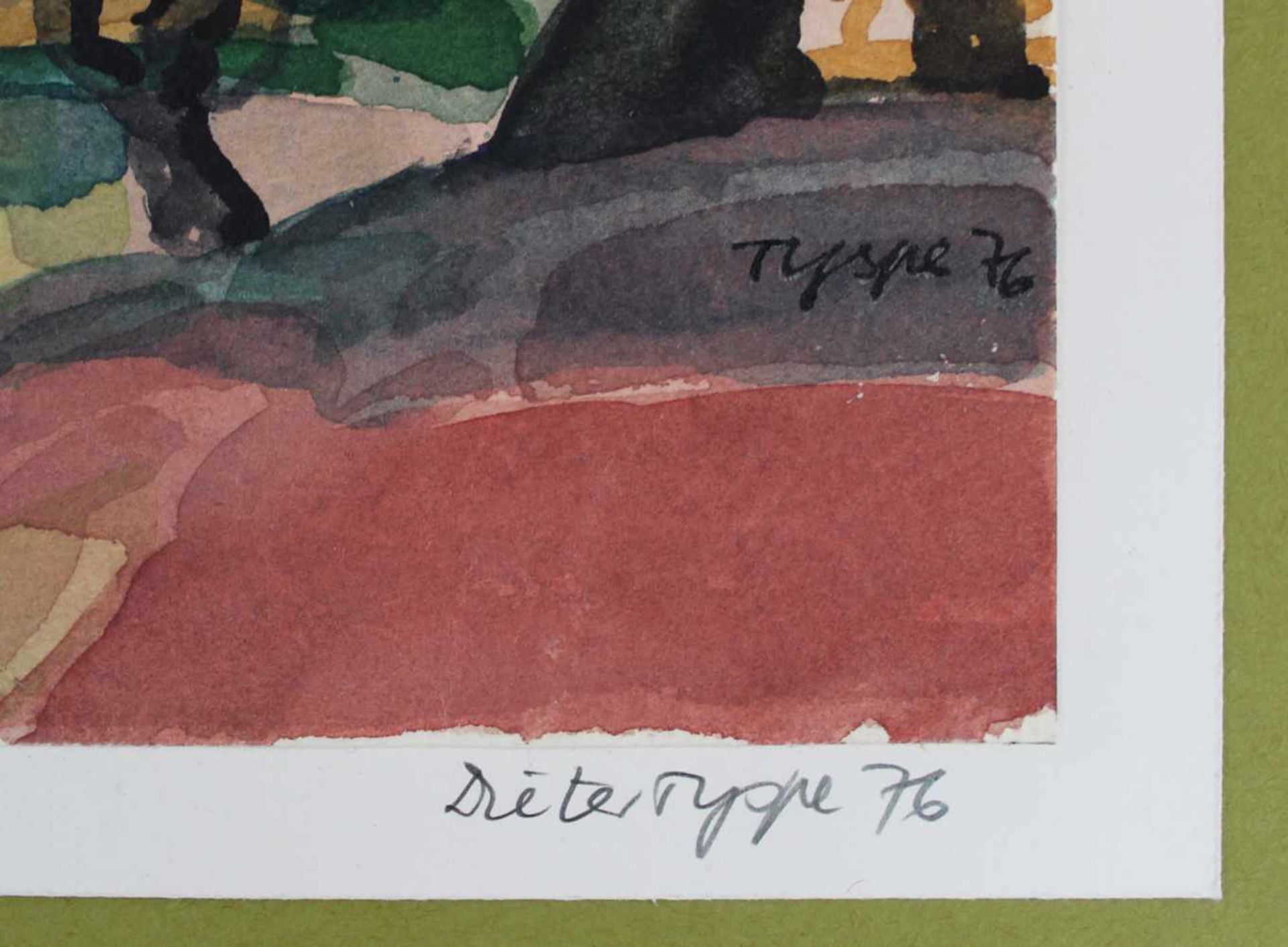 Dieter TYSPE-VOGT (1937 - 1994). 3 Aquarelle "Mallorca" 1976. 17 cm x 24 cm "Cala Ratjada 1". 24 - Image 3 of 18