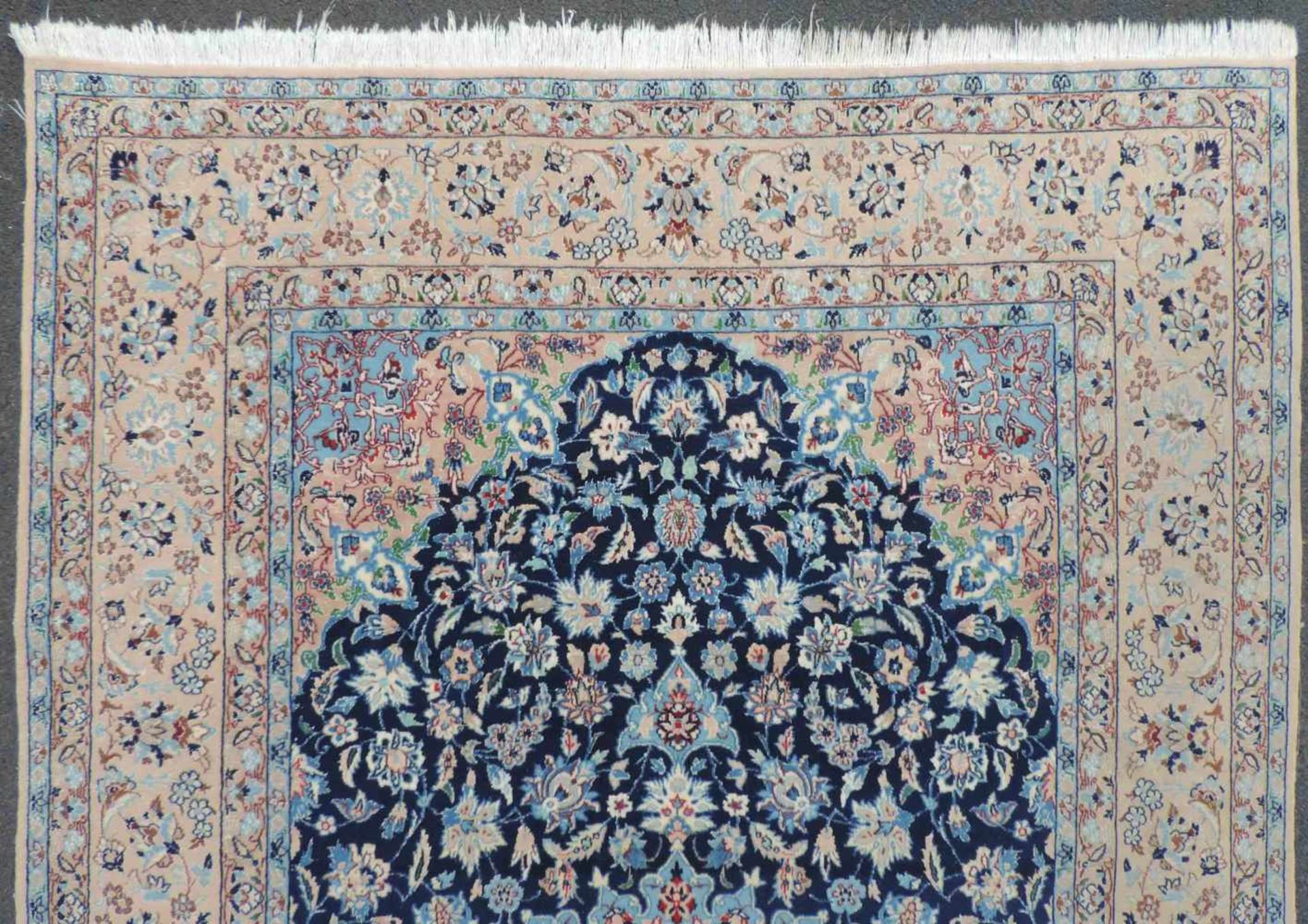 Nain Perserteppich. Iran. Feine Knüpfung. 265 cm x 178 cm. Orientteppich, handgeknüpft. Korkwolle - Bild 4 aus 6