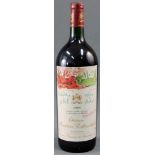 1989 Château Mouton Rothschild. Eine Magnum 150cl. 12,5% Vol. Pauillac Rotwein. Frankreich.