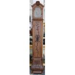 Standuhr. Gehäuse Eiche. 234 cm x 46 cm x 21 cm. Clock. Case oak. 234 cm x 46 cm x 21 cm.