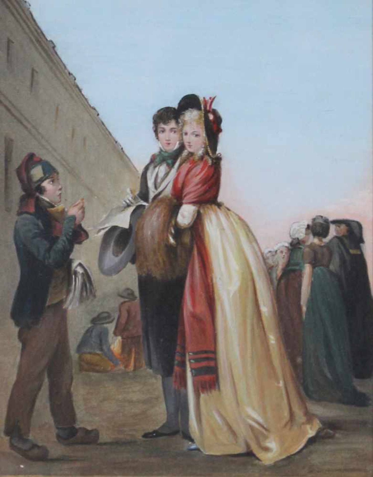 Louis Léopold BOILLY (1761 - 1845). Szenen aus dem Leben einer Dame. Ein Paar. 18 cm x 14 cm im - Bild 4 aus 11
