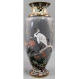 Cloisonne Vase. Wohl China / Japan alt. 37 cm hoch. Cloisonne vase. Probably China / Japan old. 37