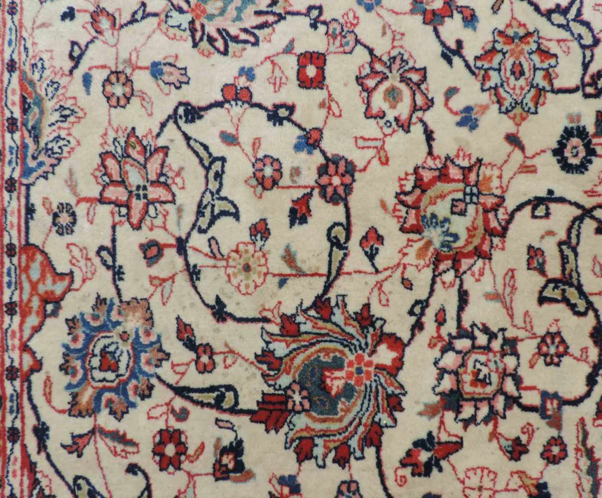 Saruk Perserteppich. Iran. 441 cm x 286 cm. Orientteppich, handgeknüpft. Wolle auf Baumwolle. - Bild 11 aus 11