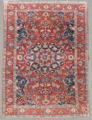 Bachtiar Perserteppich. Iran. Alt, um 1930. 224 cm x 140 cm. Handgeknüpft. Wolle auf Baumwolle. Wohl