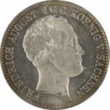 Königreich Sachsen, 1 Thaler - Konventionstaler, Friedrich August II. (1836 - 1854), 1838,