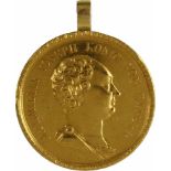 Goldene Zivilverdienstmedaille, Brustbild König Max Joseph I., verliehen 1806-1840. Medaille Gold,