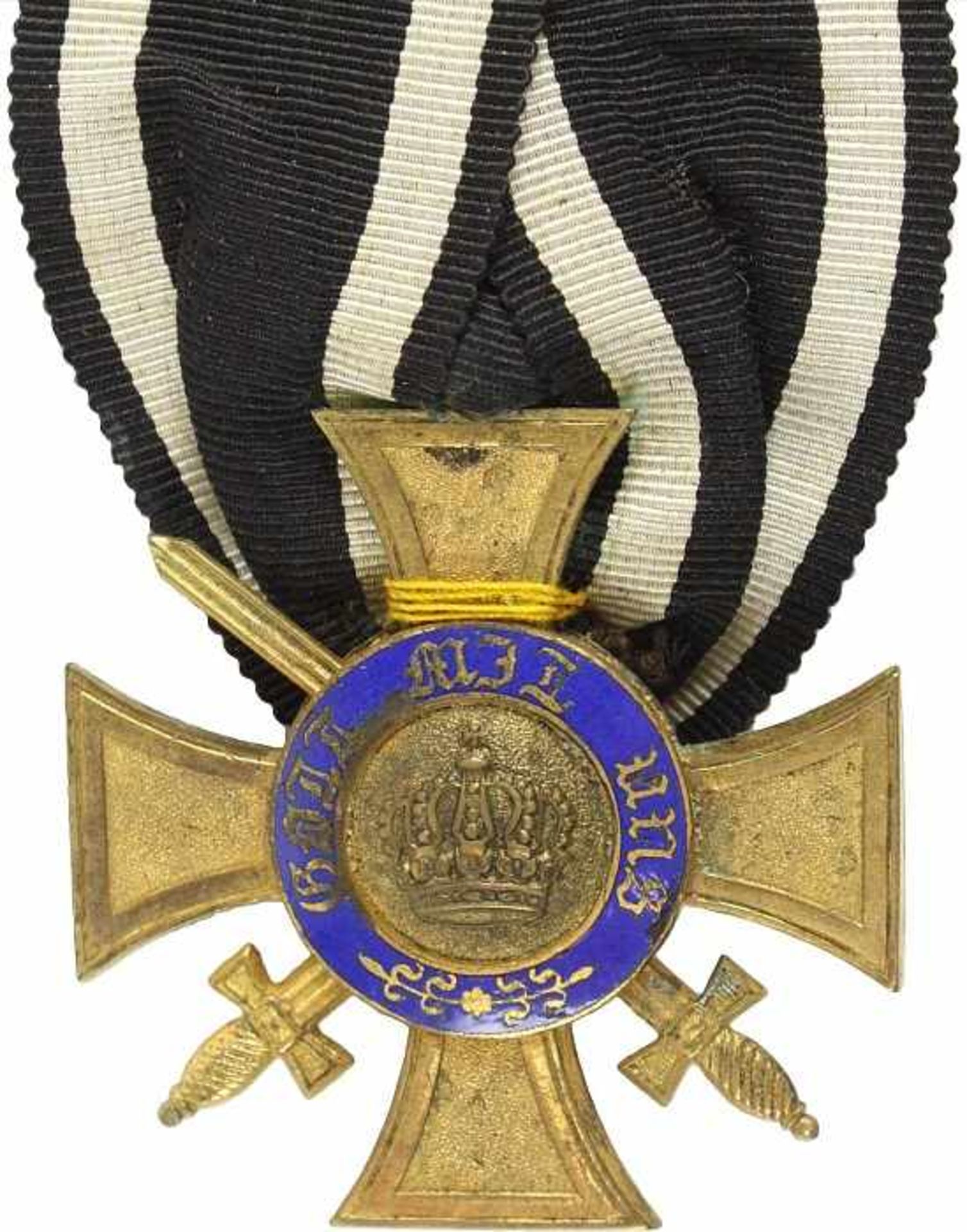 Königl. Preussischer Kronen-Orden,2. Modell (1863-1868), Kreuz 4. Klasse mit Schwertern. Kreuz