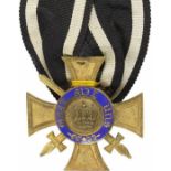 Königl. Preussischer Kronen-Orden,2. Modell (1863-1868), Kreuz 4. Klasse mit Schwertern. Kreuz