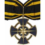 Orden Stern von Brabant, Komturkreuz 2. Klasse, verliehen 1916-1918. Kreuz Silber vergoldet und