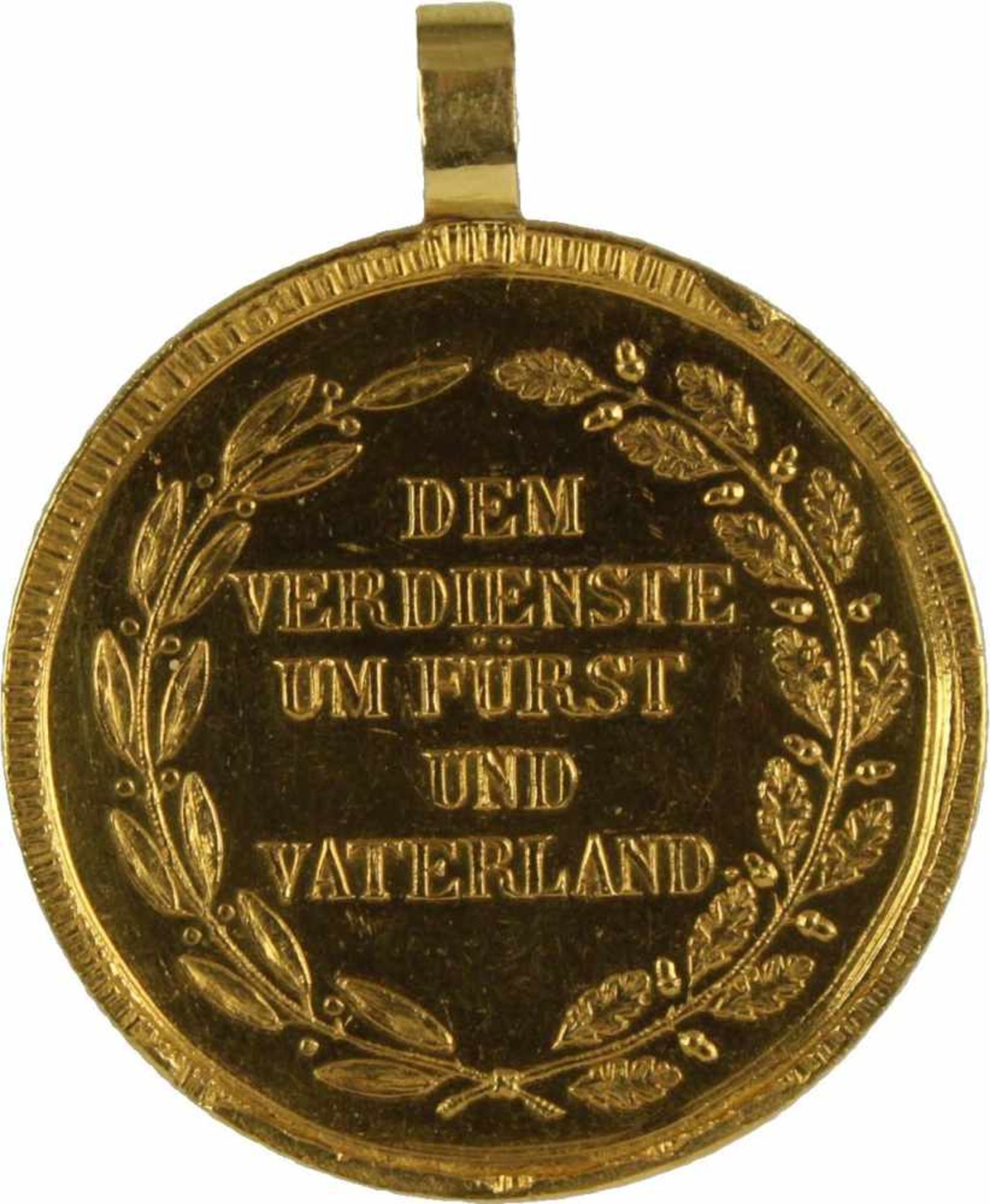 Goldene Zivilverdienstmedaille, Brustbild König Max Joseph I., verliehen 1806-1840. Medaille Gold, - Bild 3 aus 4