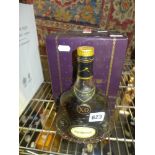 Two bottles of Courvoisier XO Imperial cognac, 70cl, each in ornamental bottle with gilt top and
