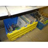 A crate of records and cd's [under G28] ONLINE BIDDING IS ONLY THROUGH UKAUCTIONEERS.COM
