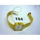 An 18 ct gold ladies' wristwatch by Bucherer weight 34 gm net ONLINE BIDDING IS ONLY THROUGH