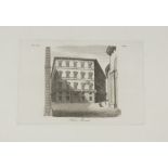 ITALIAN ENGRAVER, 19TH CENTURY Views in Rome, buildings and monuments 46 engravings Measures of