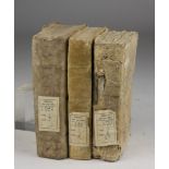 CINQUECENTINE D. Francisci, Commentaria Aristotelis, Declarationes Iuris Civilis. Two volumes and