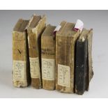 CLASSICS Cornelio Nepote, Catullo, Ovidio Nasone, Fedro, Cicero. Five volumes with engravings in