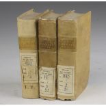 RELIGION Spinola, Meditations above the Life of Jesus. Three volumes. Ed. Venice 1762. Full