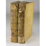 RELIGION Francisci Manticae, Lucubrationes. Two volumes. Ed. Geneva 1680. Full prgamena with