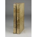 THEOLOGY J. Clericato, Decisiones Sacramentales. Two volumes. Ed. Venice 1757. Full parchment.