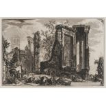 GIOVANNI BAPTIST PIRANESI (Mogliano Veneto 1720 - Rome 1778) Temple of Gano View of the inside of