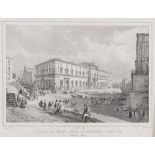 ITALIAN ENGRAVERS, LATE 19TH CENTURY Landscapes and Italian views Five engravings, cm. 15 x 23,