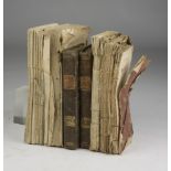 MATHEMATICS AND GEOMETRY Seven volumes. And. Naples 19th century. Defects. MATEMATICA E GEOMETRIA
