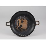 RED-FIGURES ATTIC KILIX, 5TH CENTURY B.C. Measures cm. 9 x 35,5. KYLIX ATTICA A FIGURE ROSSE, V